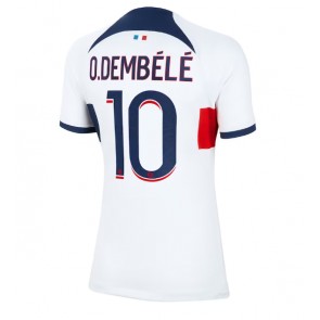 Paris Saint-Germain Ousmane Dembele #10 Bortatröja Dam 2023-24 Kortärmad